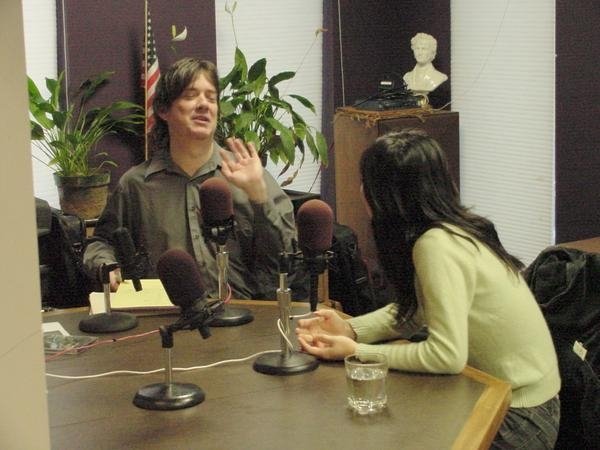 Tony interviewing Xuefei Yang, 2007